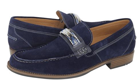 mple navy loafers