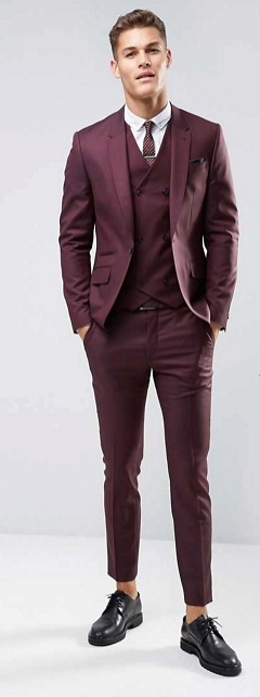 dark berry suit
