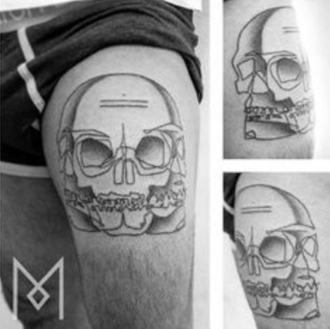 skull tattoo the-man.gr