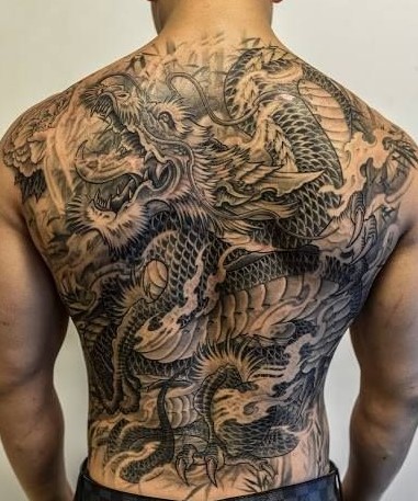 kinezikos drakos tatouaz