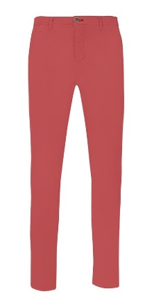 αντρικό παντελόνι chino κόκκινο