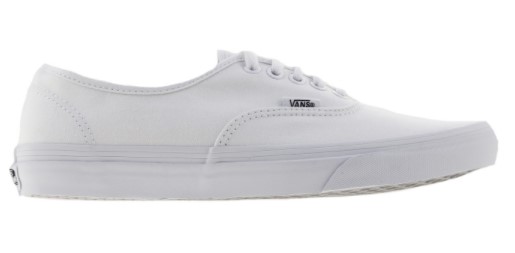 vans authentic white sneaker