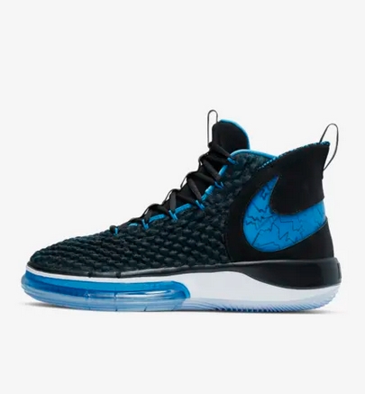 Nike αθλητικά μαύρο μπλε για μπάσκετ