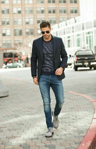 suede γκρι derby παπούτσια business casual