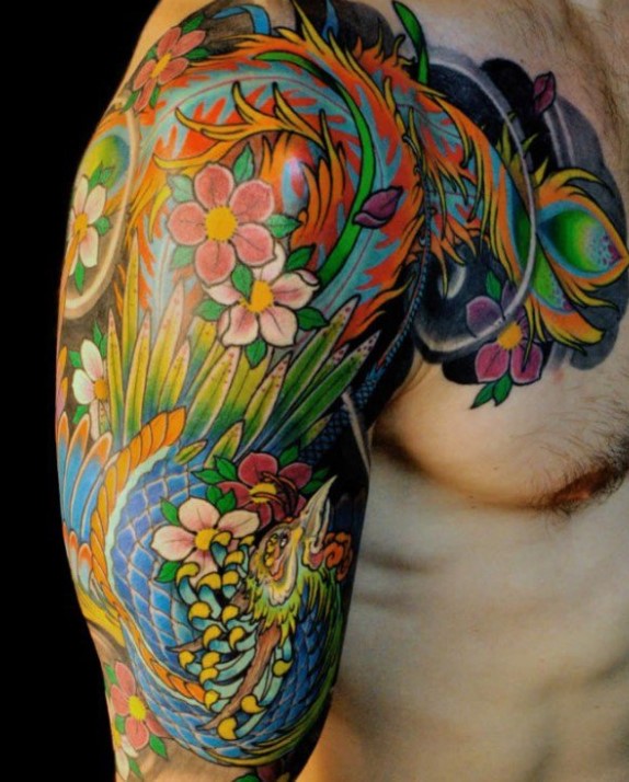 Τατουάζ με χρώμα για άνδρες 