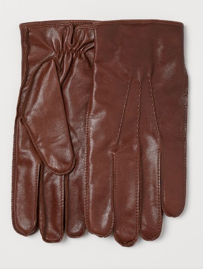 καφέ αντρικά γάντια