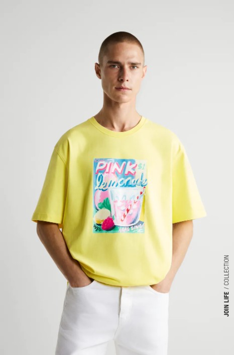ανδρικά t-shirts από το Zara