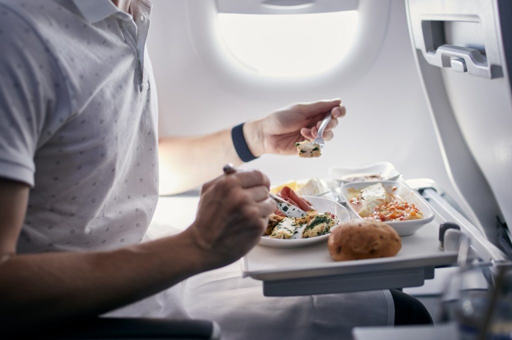 φαγητό στο αεροπλάνο