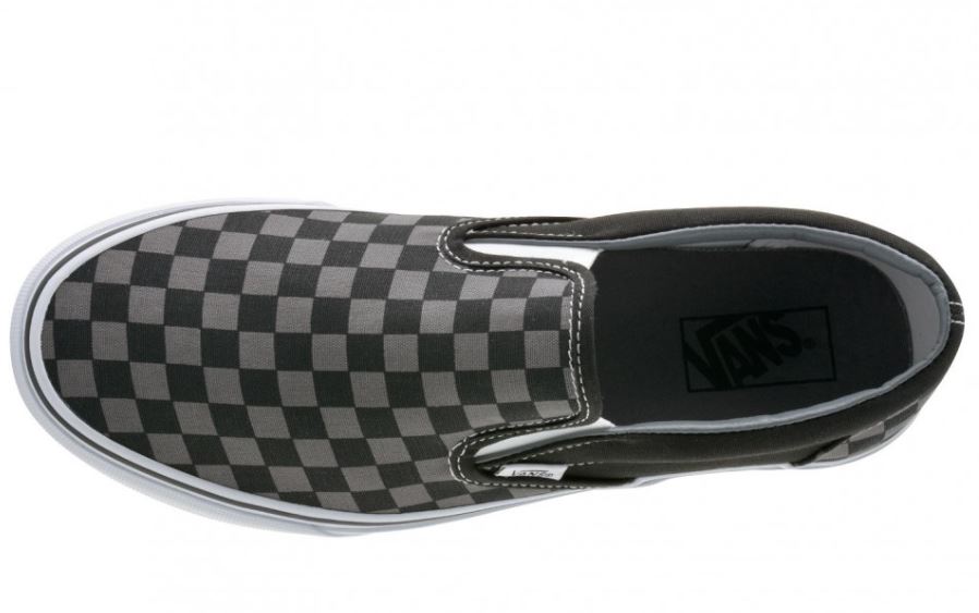 Vans Classic Slip-On μαύρη γκρι σκακιέρα