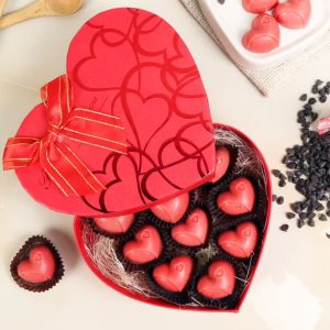 σοκολατάκια καρδιά Οικονομικά δώρα για του Αγίου Βαλεντίνου