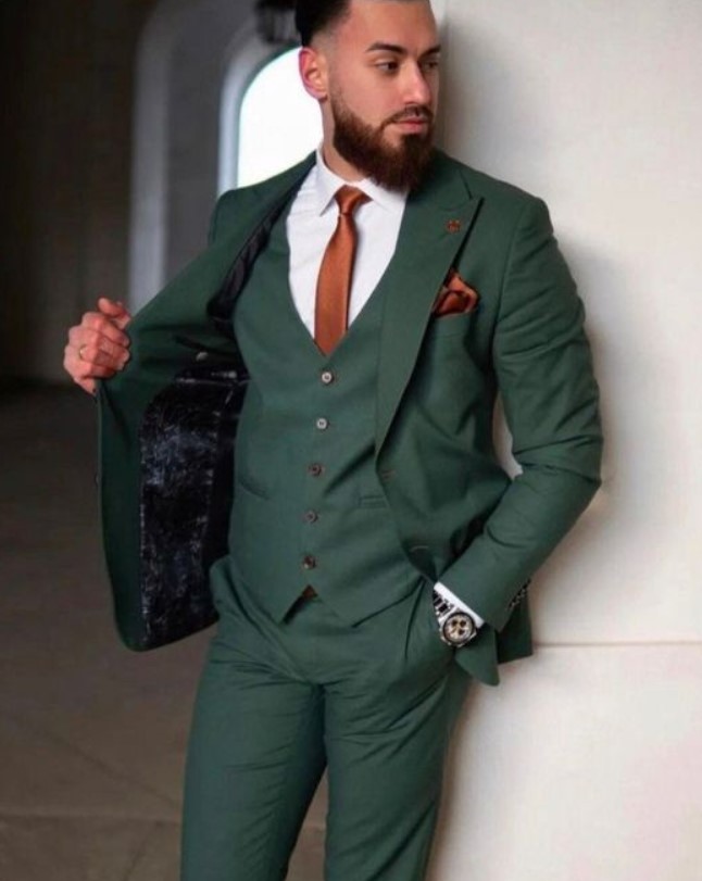πράσινο κοστούμι